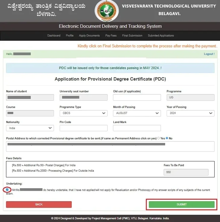 VTU-Provisional-Degree-Certificate-PDC-Online-Application-Form